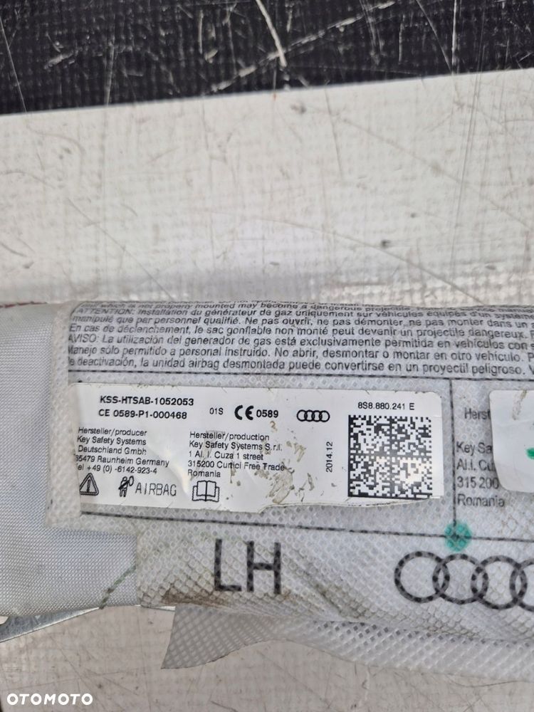 AUDI TT 8S FOTEL AIRBAG - 2