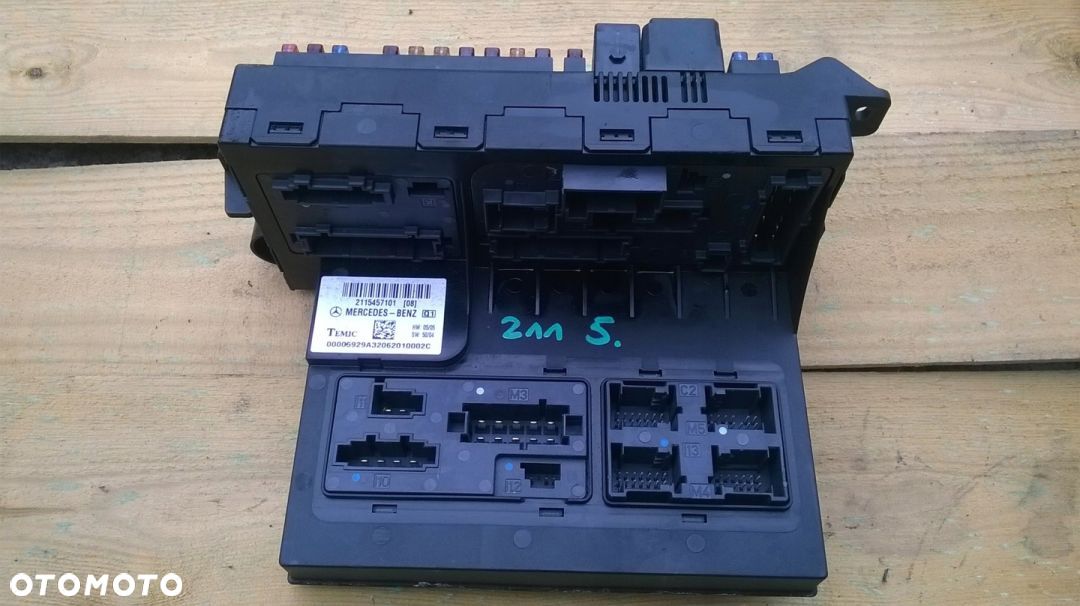 MERCEDES W211 MODUŁ STEROWNIK SAM 2115457101 GWARA - 1