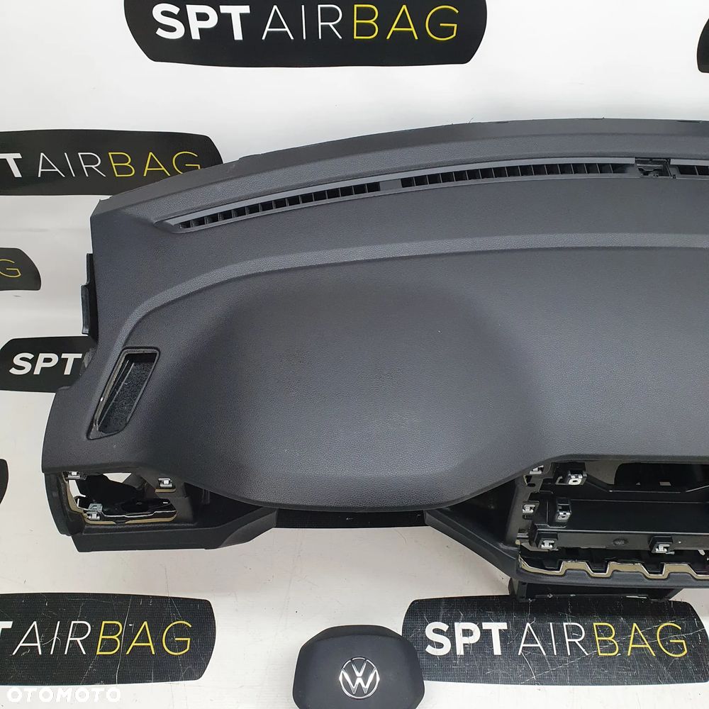VW T-CROSS TCROSS LIFT DESKA ROZDZIELCZA KONSOLA KOKPIT PULPIT PODUSZKI AIRBAG AIR BAG PASY KIT SET - 2