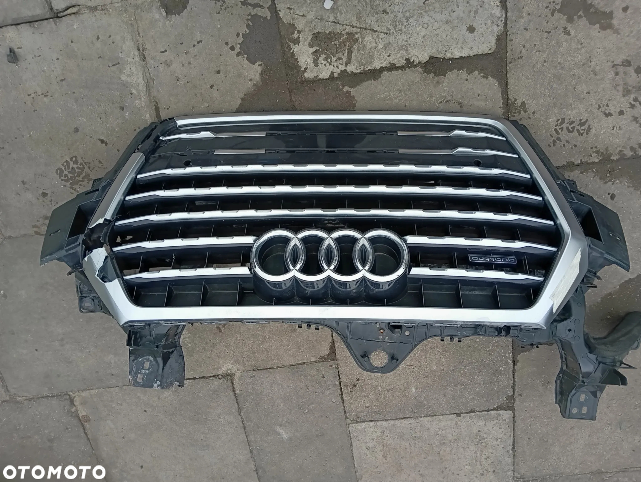audi q7 q 7 s-line 4m0 atrapa grill przod przedni pdc 4m0807233c - 6