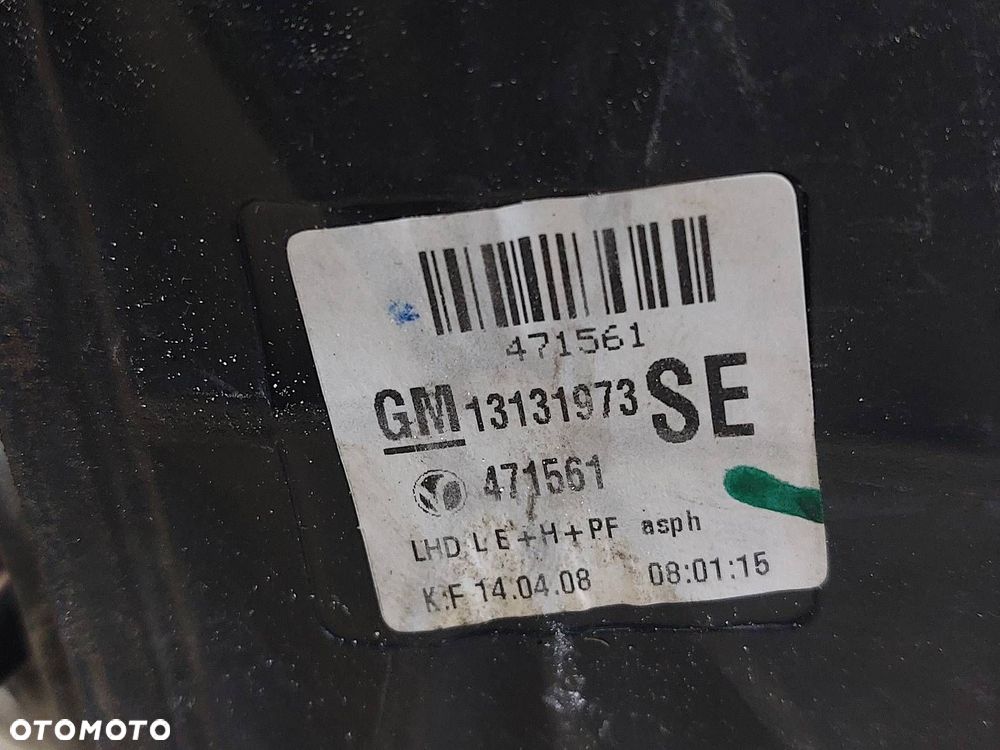 LUSTERKO LEWE + PRAWE ELEKTRYCZNE ZAFIRA B Z168 7 PIN EU 13131973 13131974 - 8