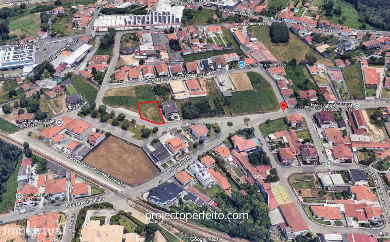 Terreno Urbano  Venda em Paços de Brandão,Santa Maria da Feira - Grande imagem: 5/8