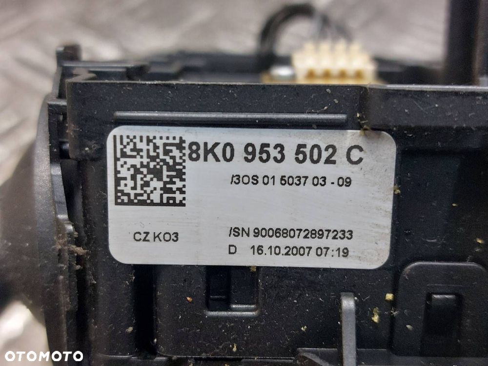 MANETKA PRZEŁĄCZNIK ZESPOLONY TAŚMA AIRBAG AUDI A4 B8 8K0953568F 8K0953502C - 4