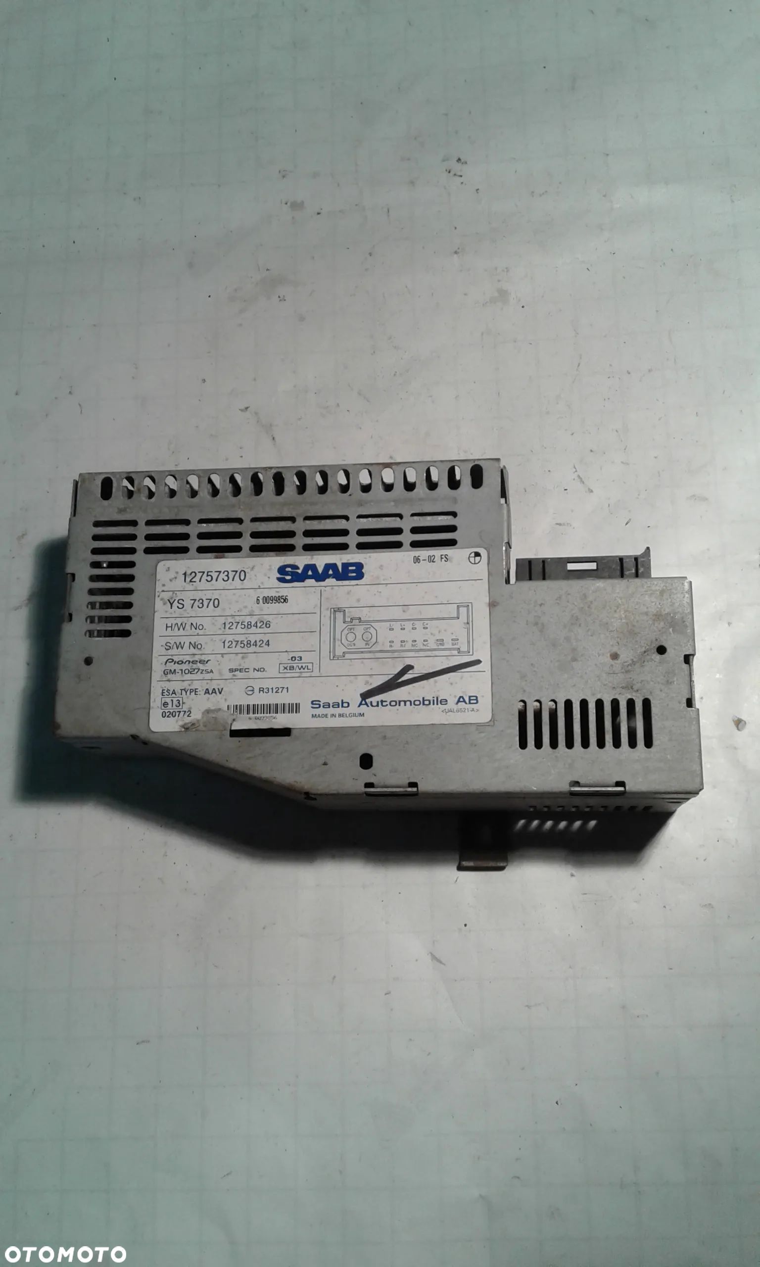 WZMACNIACZ SAAB 9-3 II (2002-2007) 12757370 - 1