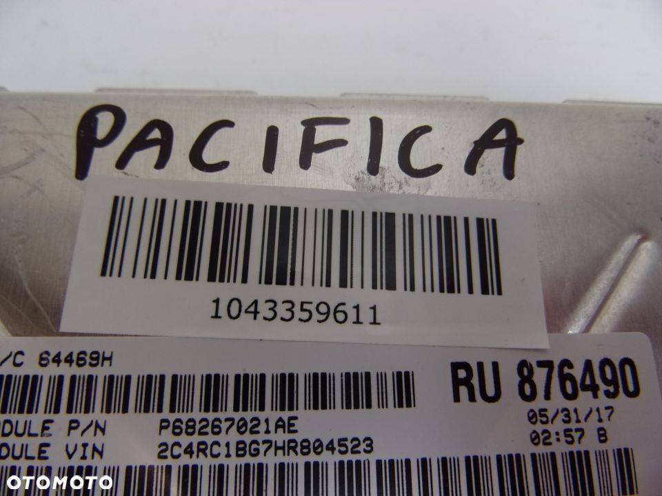 CHRYSLER PACIFICA 3.6 16- KOMPUTER SILNIKA 05150888AD 68267021AE - 7
