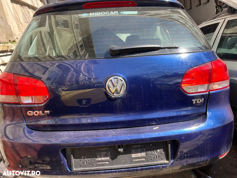 Haion portbagaj cu luneta VW Volkswagen Golf 6 hatchback albastru 2011 - 4