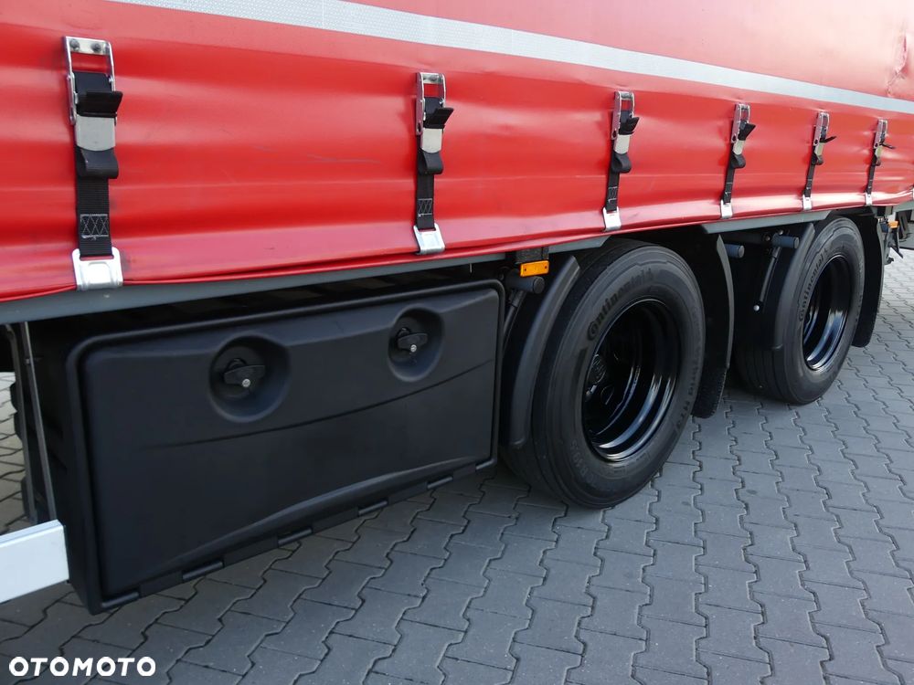 Renault T480 6x2 / ZESTAW PRZEJAZDOWY / FIRANKA / SUPER STAN / - 17