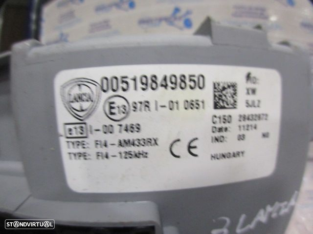 Caixa Fusiveis 00519849850 LANCIA YPSILON 2014 1.2 69CV 5P BRANCO ORIGINAL - 3