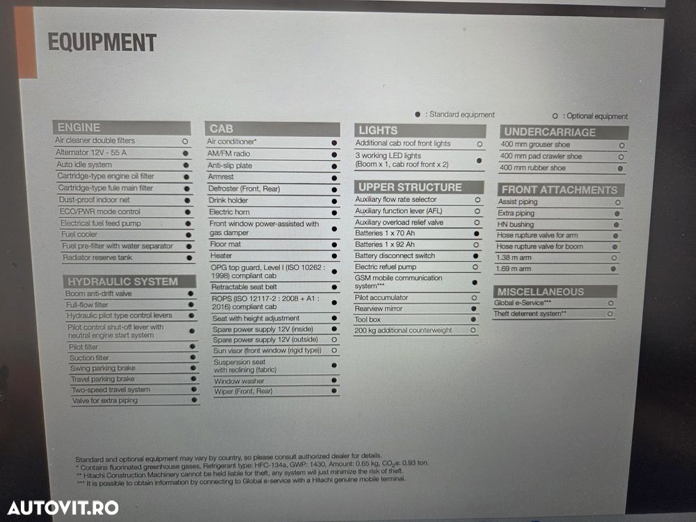 Hitachi ZX55, 5t, 2020, 2.189h, CUPLA RAPIDA HIDRAULICA+3 CUPE, senile cauciuc NOI, inst picon pe brate, inst rotire pe brate, LAMA NIVELARE, ad sapare 5m, latime 2m, ridica 3,2t, Aer cond, posibilitate leasing, STARE FOARTE BUNA-PROMOTIE 41.900 EUR+Tva - 38