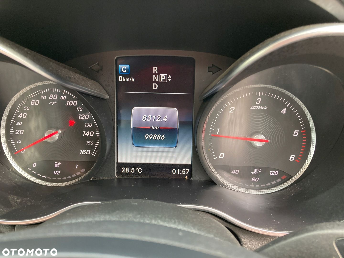 PANEL ŚRODKOWY KOMPLET MERCEDES C KLASA W205 - 4