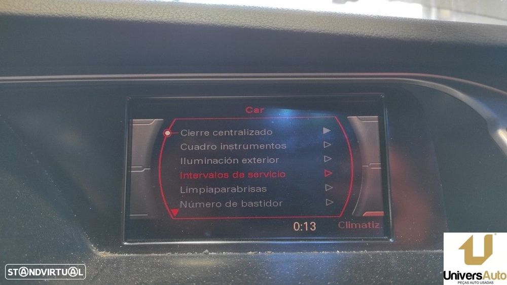 TELA/ECRÃ MULTIFUNÇÕES AUDI A4 BER. (B8) BáSICO - 7