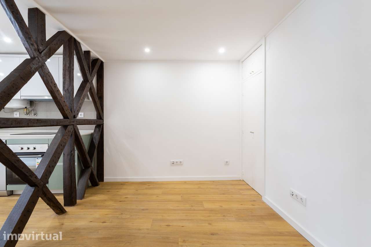 Descubra o Charme de Lisboa: T1 Moderno e Remodelado no Coração da Cid - Grande imagem: 4/19