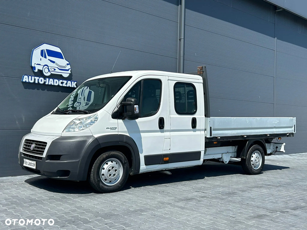 Fiat Ducato 2.3 MultiJet 150KM DOKA + skrzynia 3,3m Brygadówka 7 osób **KLIMA**Niski przebieg**Sprowadzony**