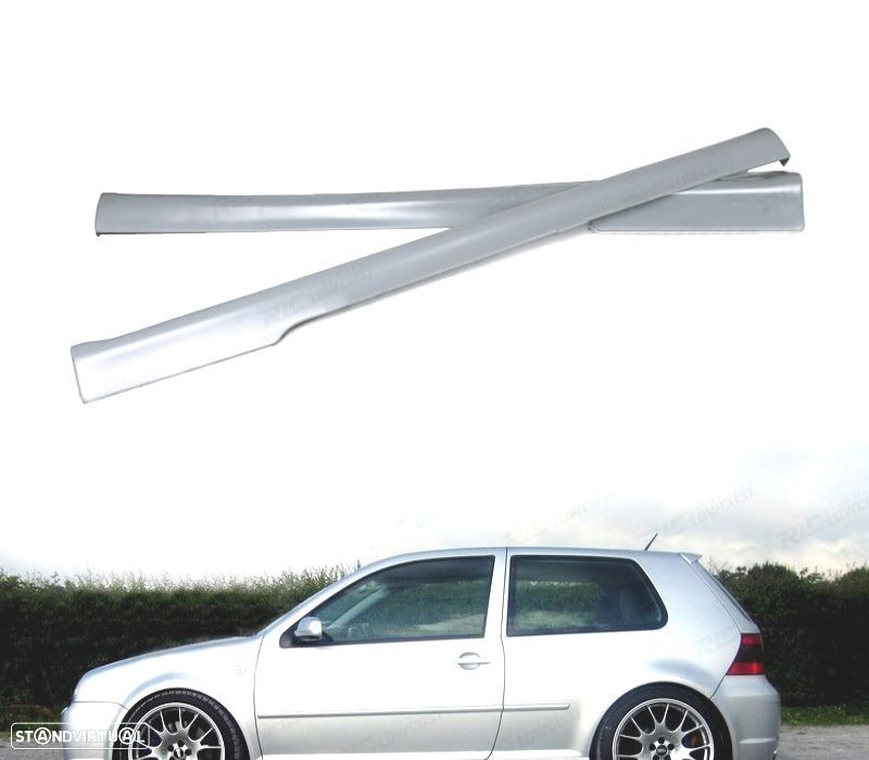 EMBALADEIRAS LATERAIS VOLKSWAGEN VW GOLF 4 IV 97-03 LOOK R32 - 1