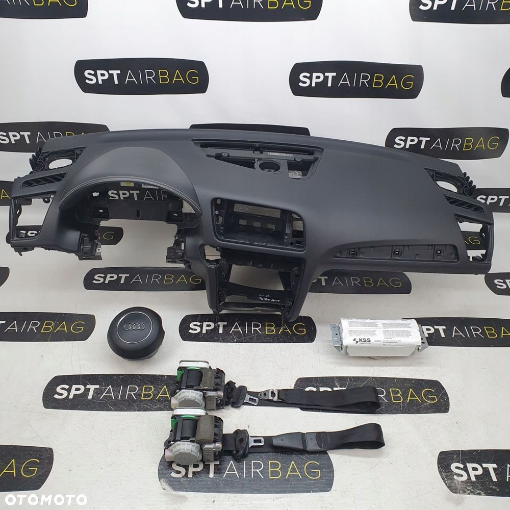 AUDI SQ 58R LIFT DESKA ROZDZIELCZA KONSOLA KOKPIT PULPIT PODUSZKI AIRBAG AIR BAG PASY KIT SET - 1