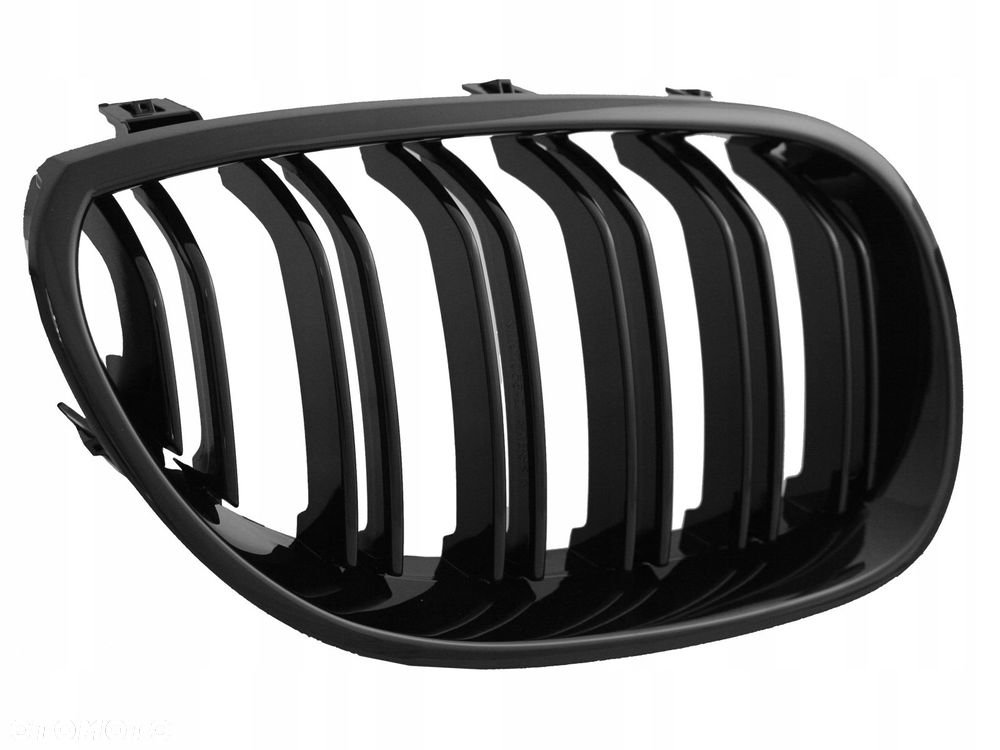 atrapa grill kratka nerki black glossy czarny połysk kpl bmw 5 e61 e60 - 2