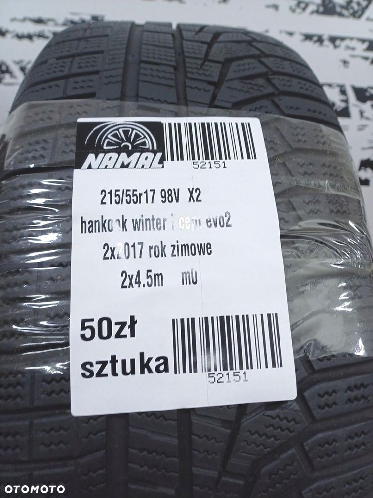 2x 215/55R17 hankook opony zimowe 52151 - 7