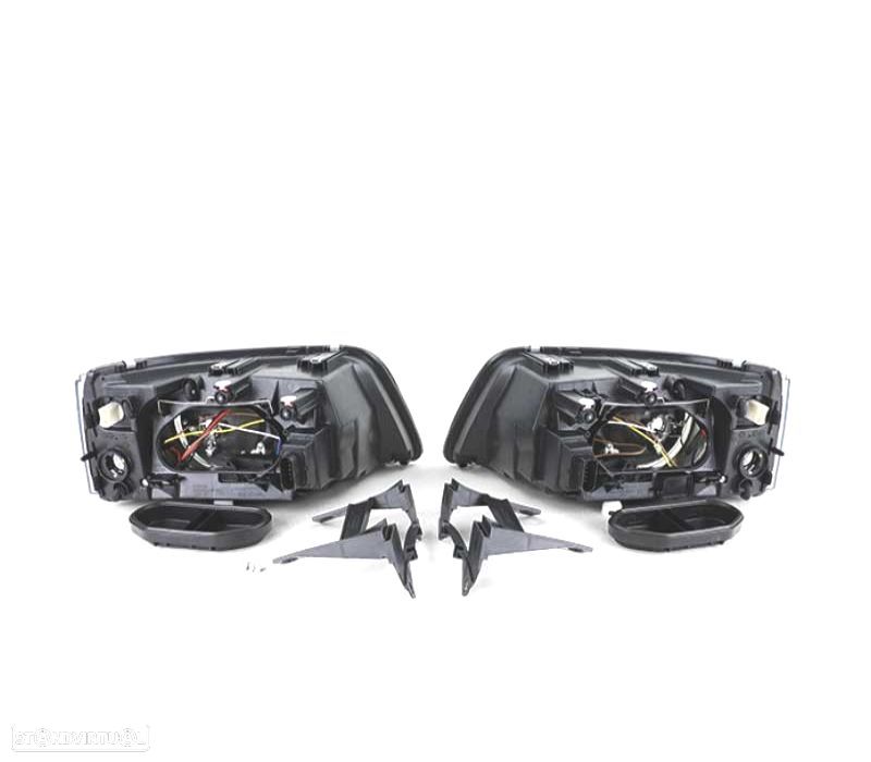 FARÓIS VOLKSWAGEN VW T5 05-09 FUNDO PRETO - 3