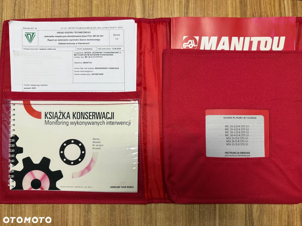 Manitou Terenowy Wózek Widłowy MC25-4 - 27