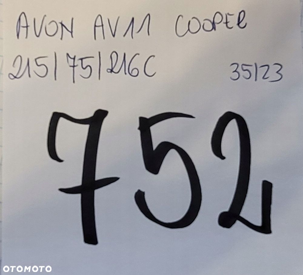 NOWE OPONY COOPER AVON AV11 215 75 R16C 116/114R 2023 - 16