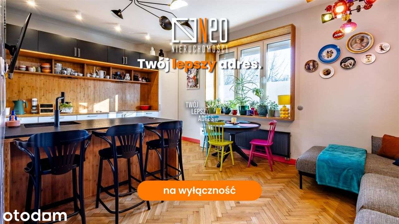 Designerskie mieszkanie z ogródkiem i garażem