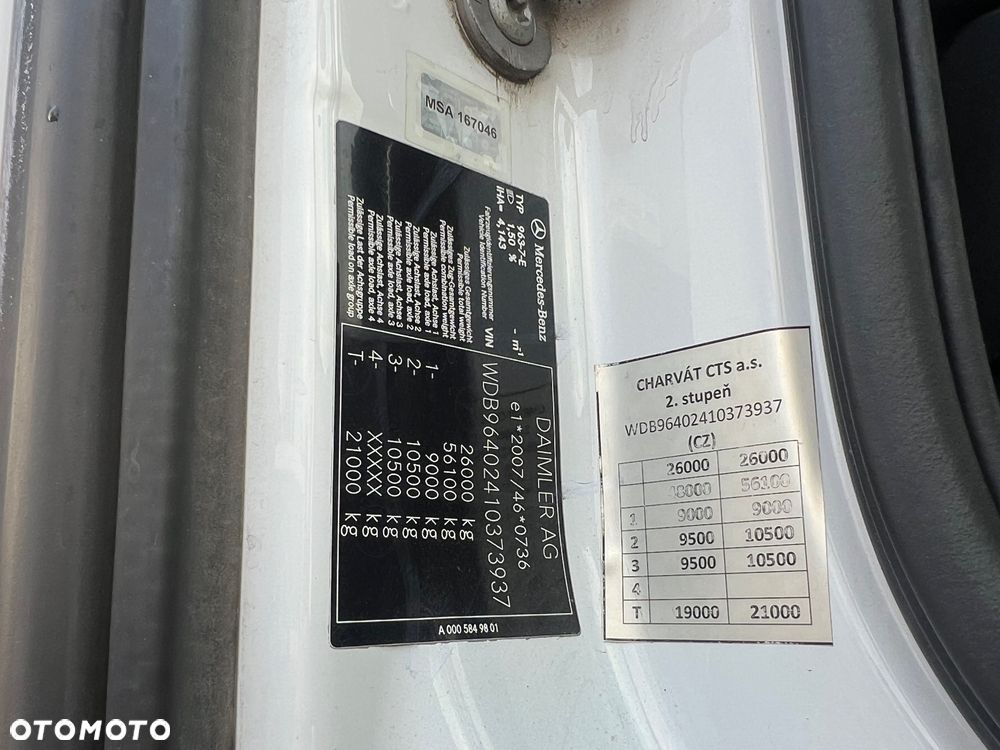 Mercedes-Benz AROCS 2545. 6x4 HAKOWIEC 20 ton - 15