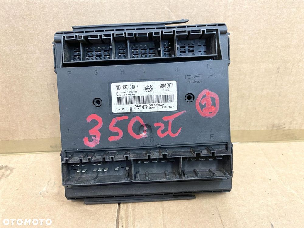 VW T5 TRANSPORTER MULTIVAN CARAVELLA 03- MODUŁ KOMFORTU 7H0937049P - 1