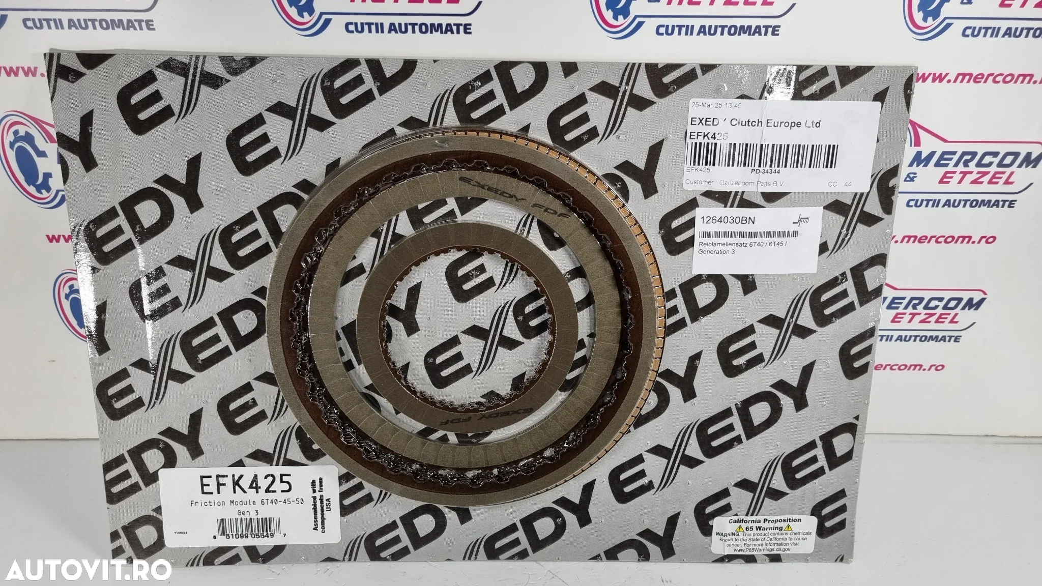 Set Discuri Frictiune Ambreiaj / GM6T45E GM6T40E / OPEL INSIGNIA B / OPEL ASTRA K / MOKKA / 1.6CDTI / 2016+ - 3