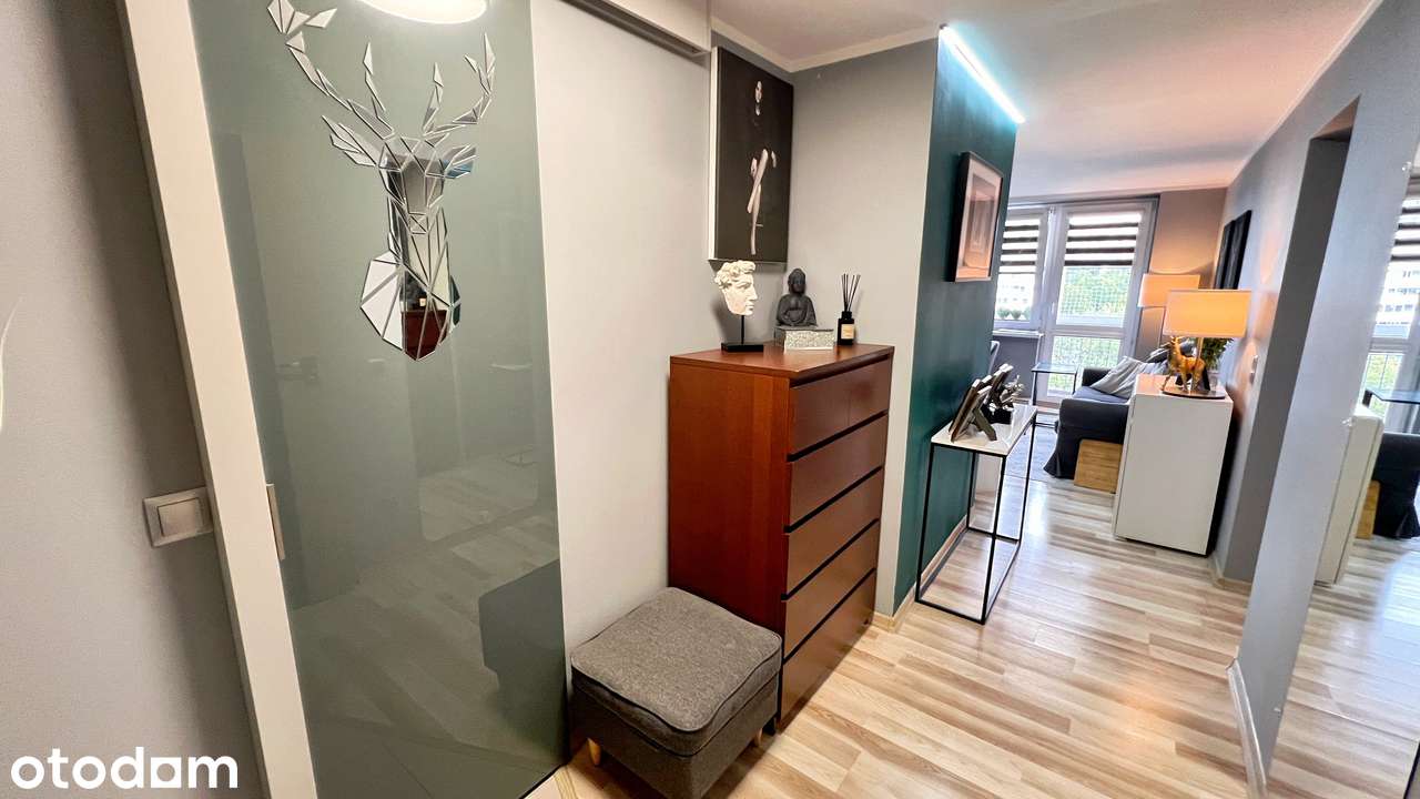 Os. Tysiąclecia, 37m2, salon z sypialnią i garderobą