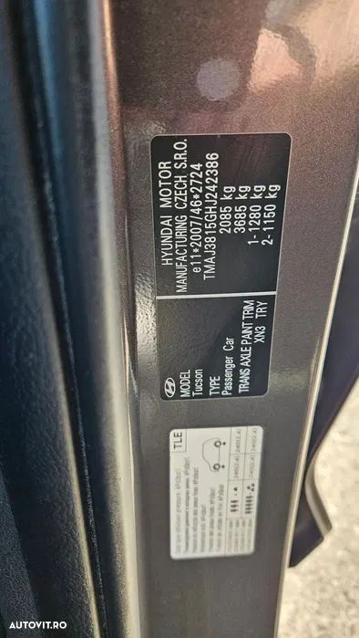 Hyundai Tucson blue 1.7 CRDi 2WD DCT Premium - 8