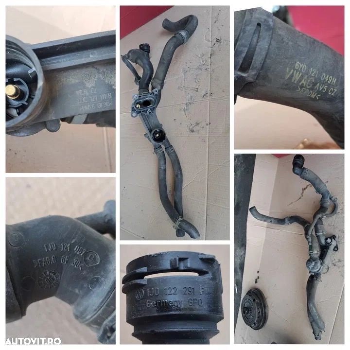 Kit ambreiaj , cutie de viteze - fara electromotor , electromotor BMZ , bobine inductie , clapeta acceleratie , sonda lambda , alternator , furtune racire pt motor 1.2 BMD BME VW VOLKSWAGEN SKODA SEAT IBITZA - 9