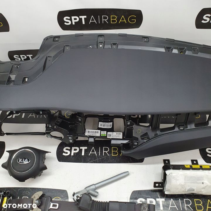 KIA CARENS IV 4 DESKA ROZDZIELCZA KONSOLA KOKPIT PULPIT PODUSZKI AIRBAG AIR BAG PASY KIT SET - 3