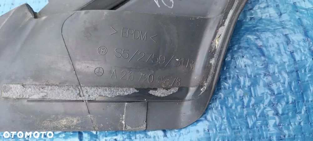 LISTWA KAROSERYJNA DACHOWA DACHU CHROM USZCZELKA A2166900239 A2167200278 MERCEDES CL W216 - 5