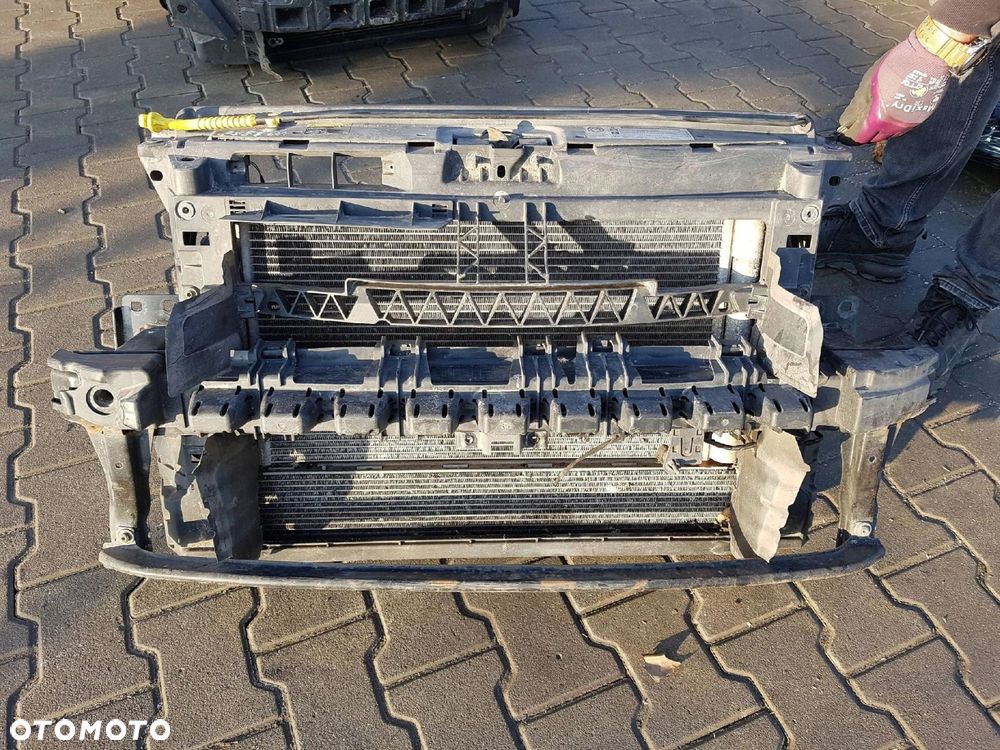 VW POLO V 6R 6C LIFT 15-17r 1.4 TDI PAS PRZEDNI CHŁODNICA WENTYLATORY - 1