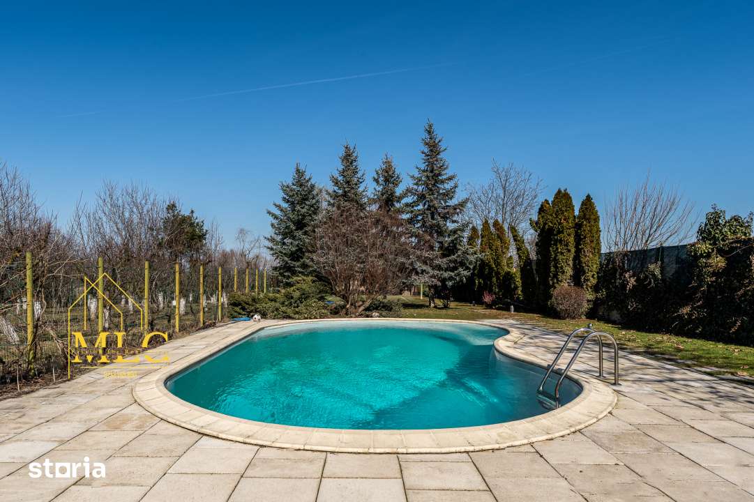 Vila spectaculoasa cu deschidere la lac Snagov | Piscina | Teren tenis - Imagine principală: 3/19