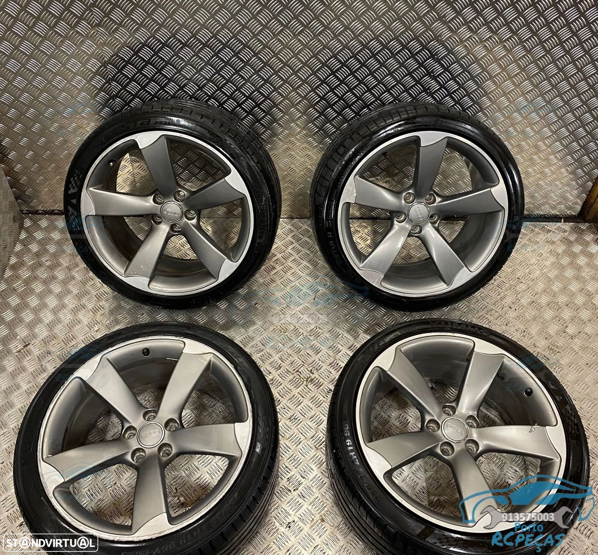 Jantes Originais Rotor Audi A4 / S4 / A5 Sportback / S5 / A7 S-Line - 19 Polegadas - 8,5J - ET43 - 5X112 - 8K0601025AR - S Line - 1