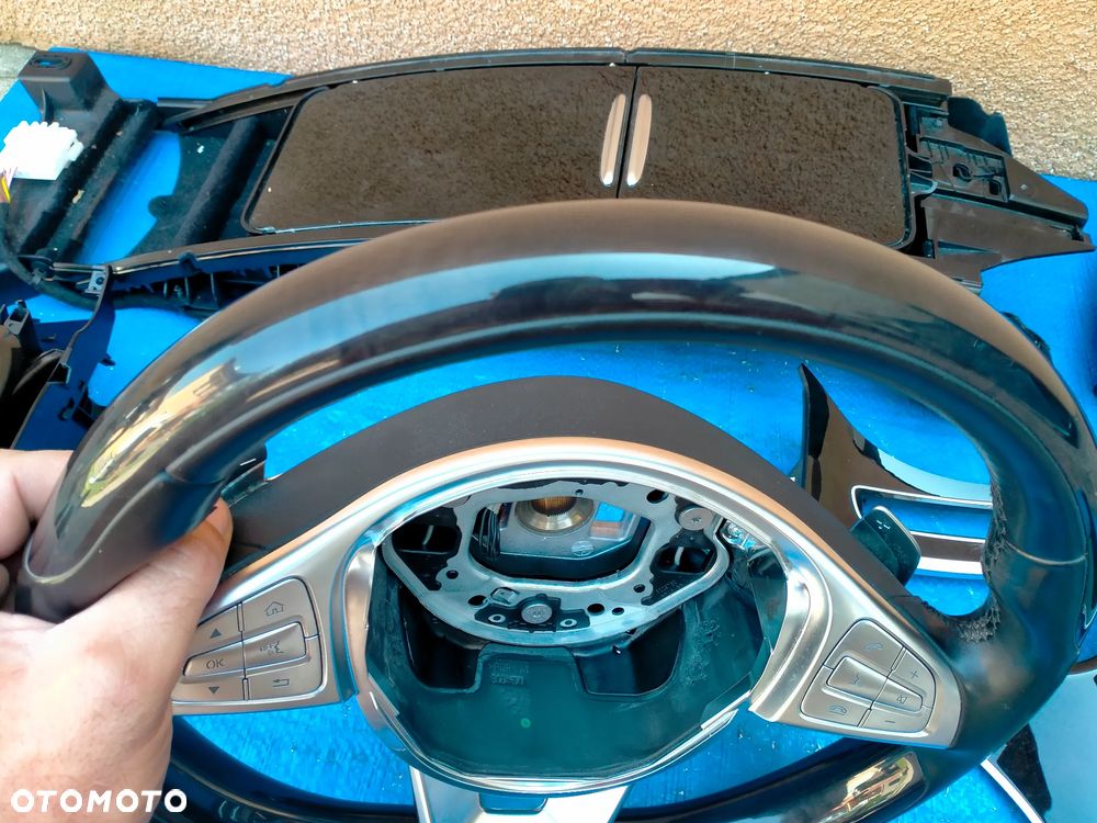 MERCEDES S klasse W217 COUPE / KIEROWNICA Ścięta / Dekory Dekor / Listwa Listwy Ozdobne Konsoli Drzwi Deski / ORYGINAŁ - 14