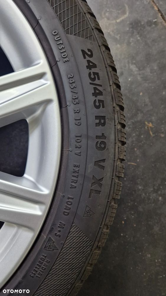 Praktycznie NOWE Koła Zimowe 245/45/19 Skoda, VW, Audi, Seat, Mercedes, - 22