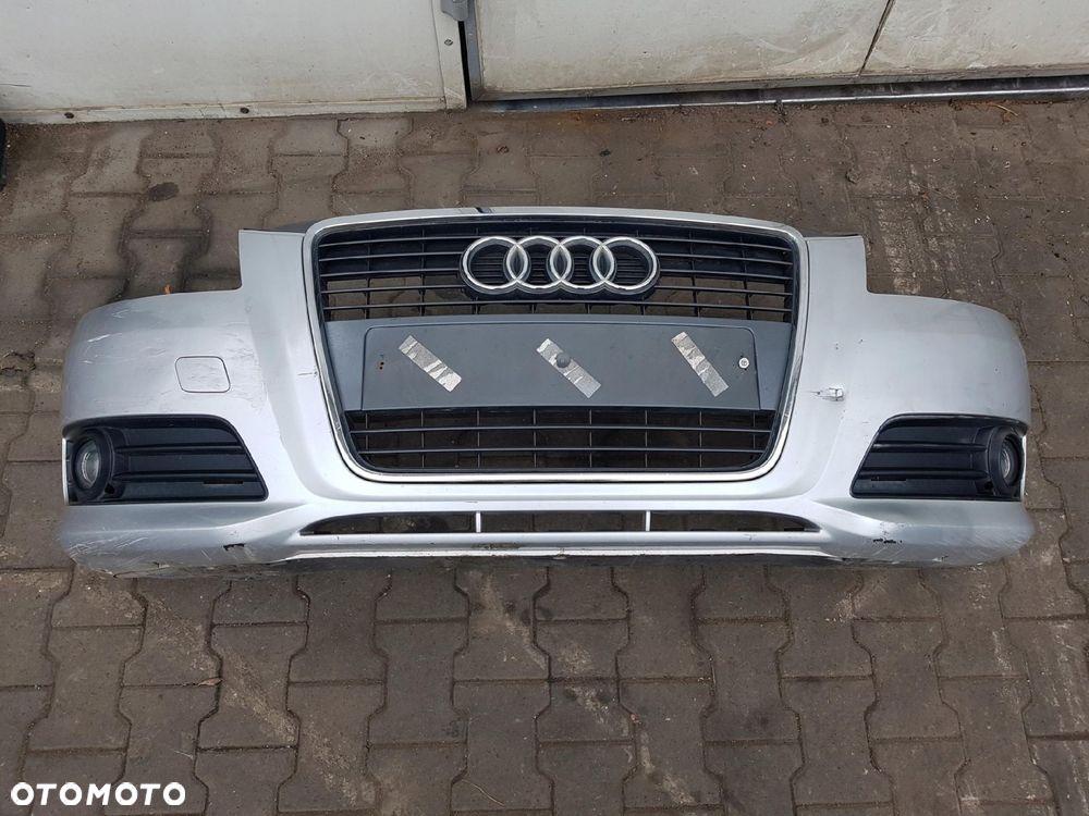 AUDI A3 8P LIFT 08-12r ZDERZAK PRZÓD GRILL LX7W - 3