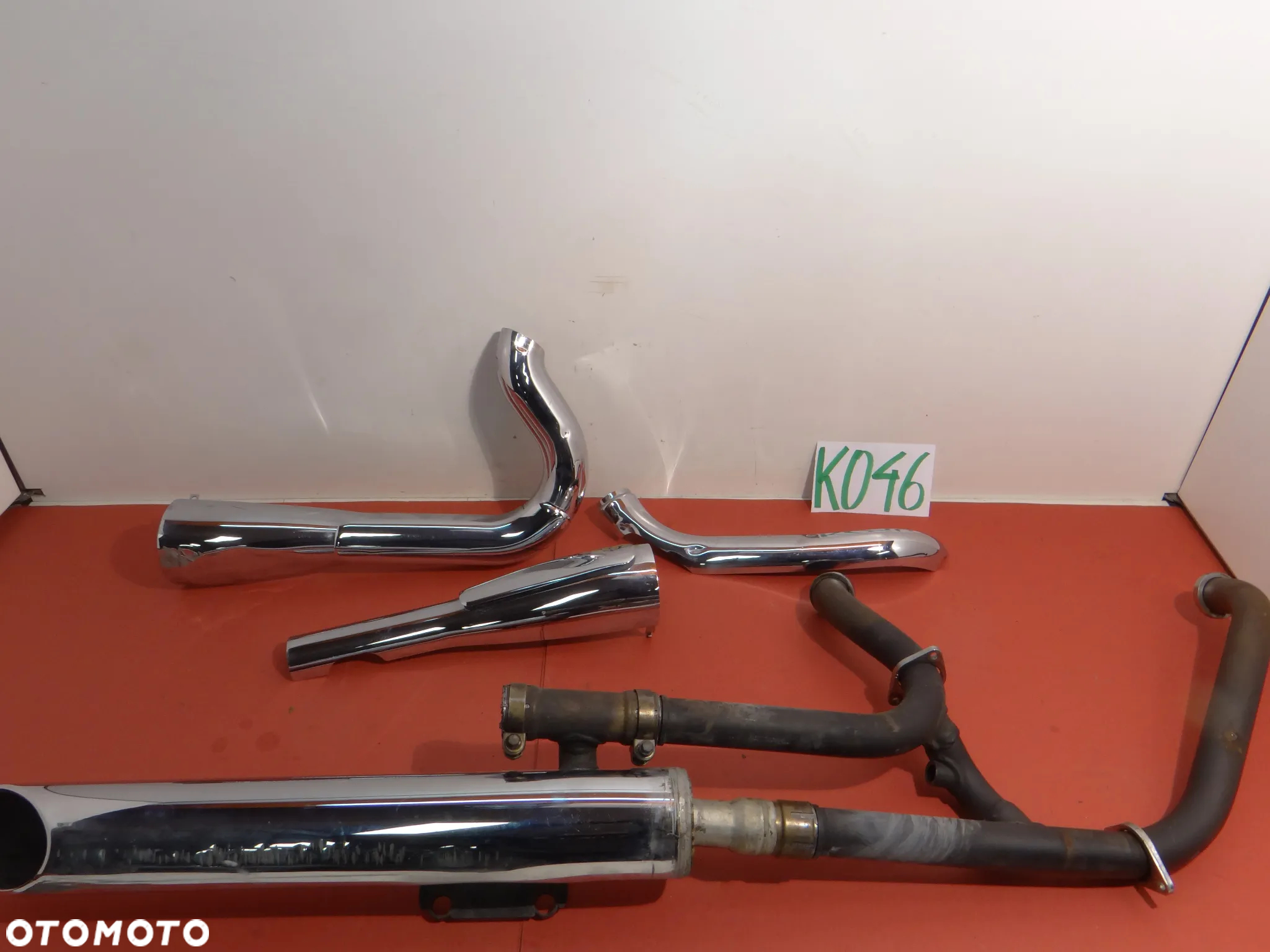 K046  Kawasaki VN 2000 VULCAN TŁUMIK WYDECH KOLEKTOR WYDECHOWY 2004-2009 KAW4662000 - 21