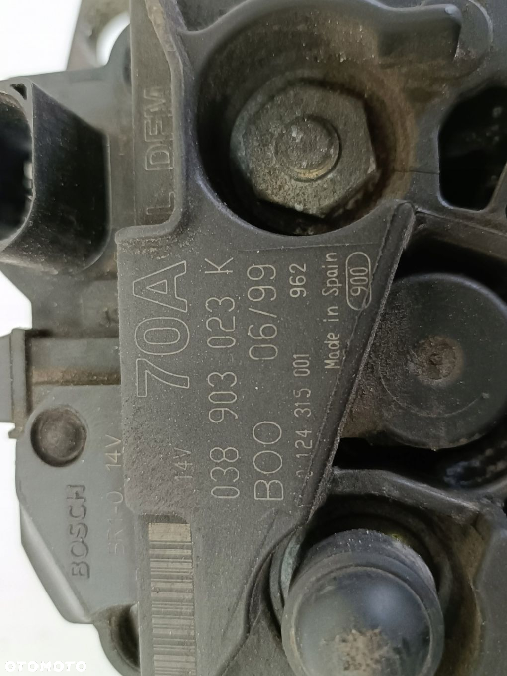 VW Golf IV 1.9 TDI ALTERNATOR 038903023K 70A - 2