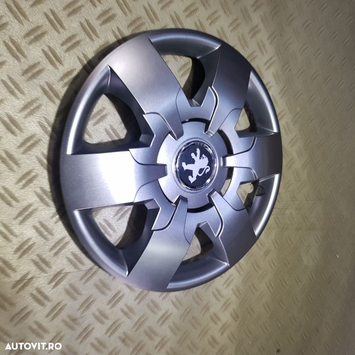 Capace roti PEUGEOT r16  la set de 4 buc,Capace janta aliaj,Embleme - 4