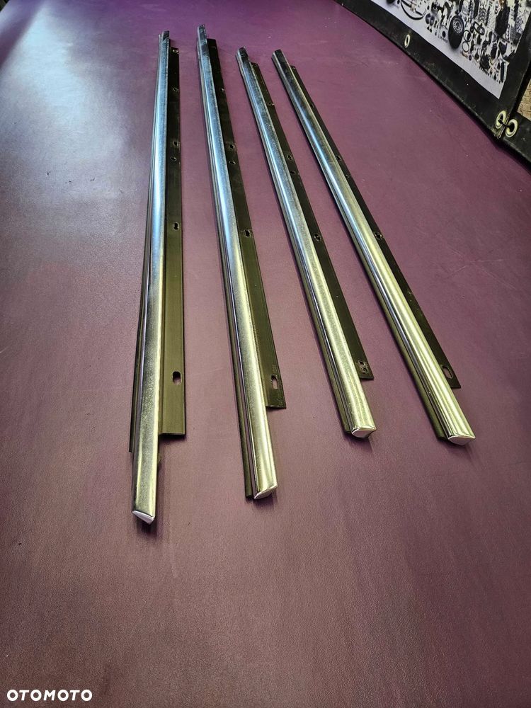 Listwa Listwy Zgarniajace Szyb Szyby Chrom Chromowane AUDI A6 C6 Sedan Kombi - 14