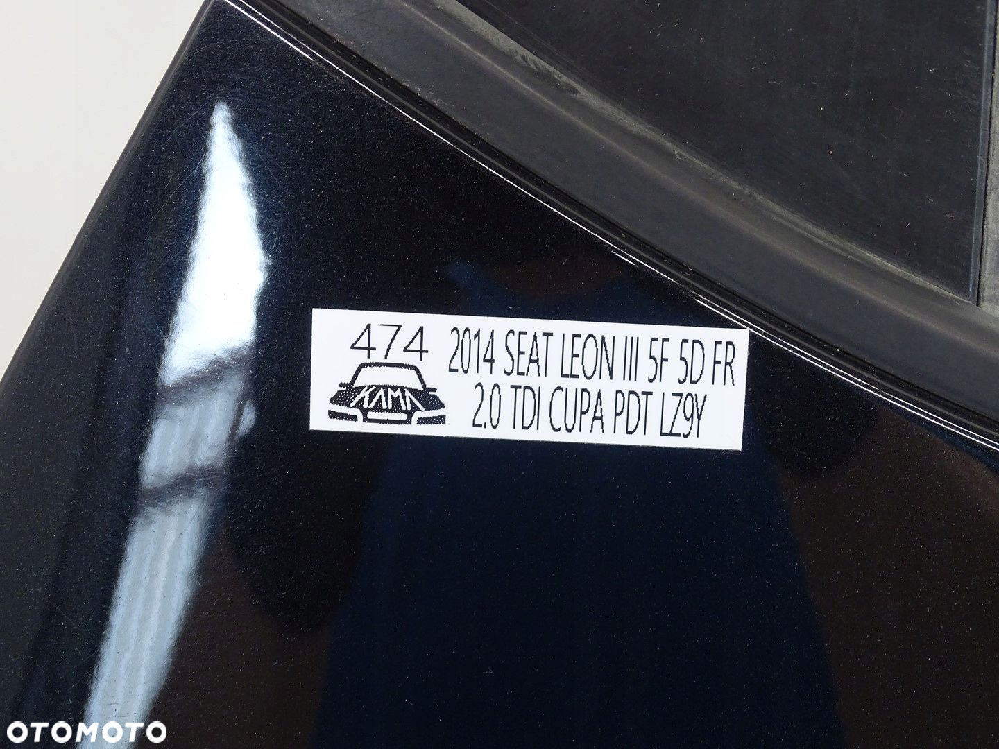 DRZWI PRAWY TYŁ PRAWE TYLNE SEAT LEON III 5F 5D  5 DRZWI HB  LZ9Y - 8
