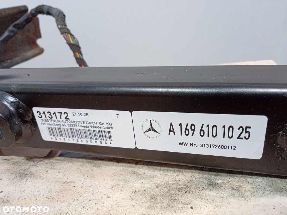 MERCEDES A KLASA W169 HAK HOLOWNICZY BELKA A1693100137 - 9