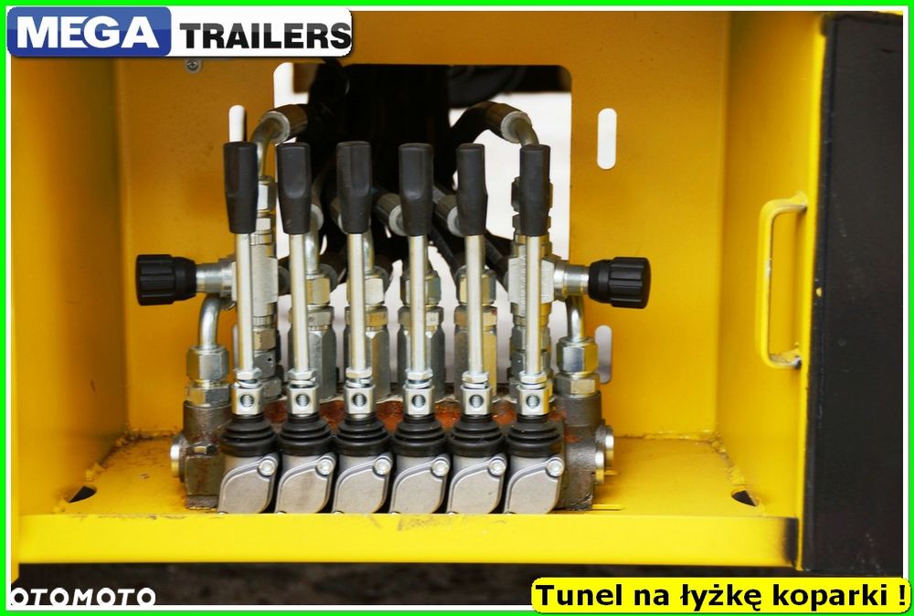Mega Nisko podłoga 4 osie,  dł. 9,50 m, TUNEL na RAMIĘ KOPARKI !!! - 34