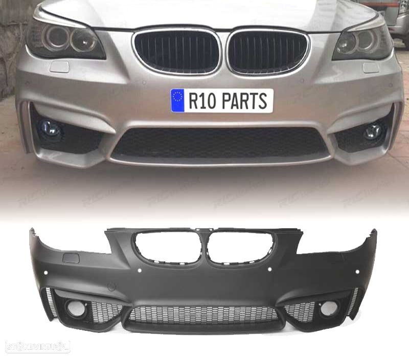 PARA-CHOQUES FRONTAL BMW E60 E61 LCI 07-10 LOOK M4 PDC NEVOEIRO - 1