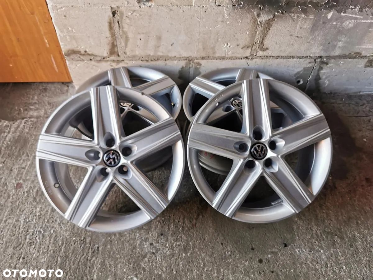 ALU FELGI R17 5X100 7.5J ET40 ALUETT SEAT SKODA VW AUDI JAK NOWE! - 1