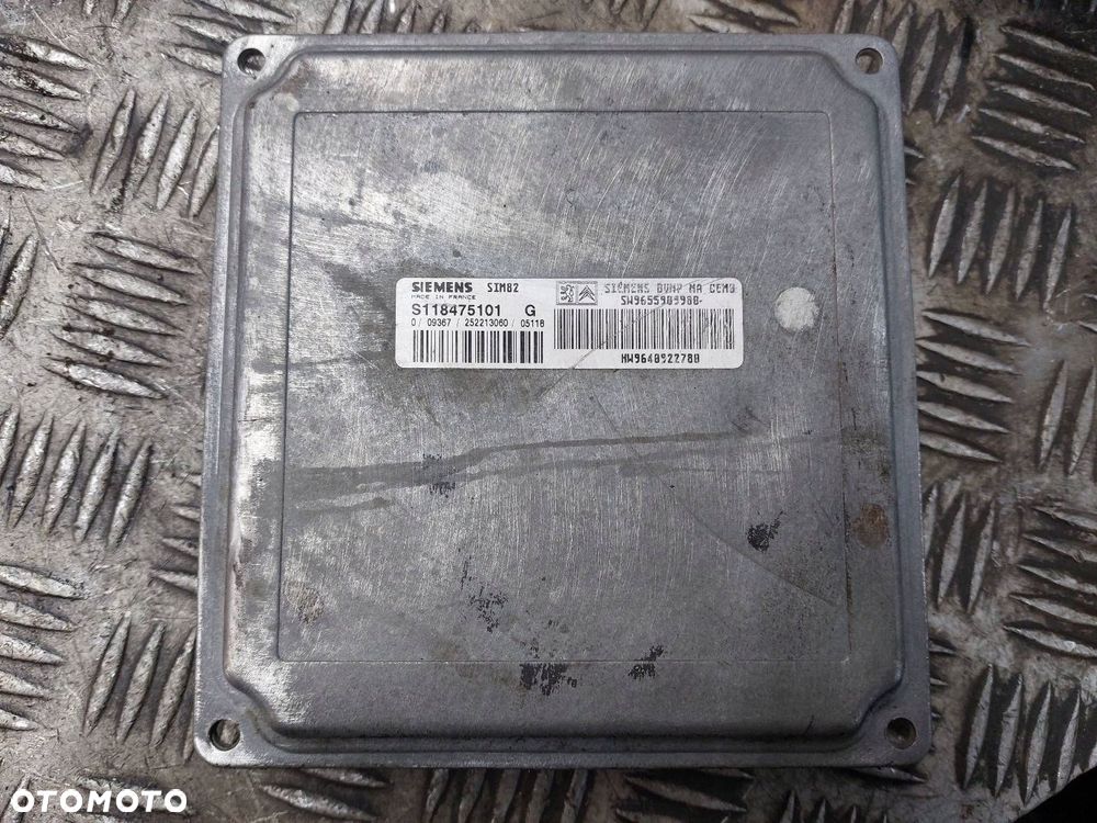 KOMPUTER STEROWNIK SKRZYNI CITROEN C3 I 9655989980 9640922780 - 1