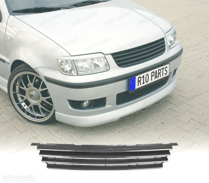 GRELHA FRONTAL VOLKSWAGEN VW POLO 6N2 99-01 PRETA - 1
